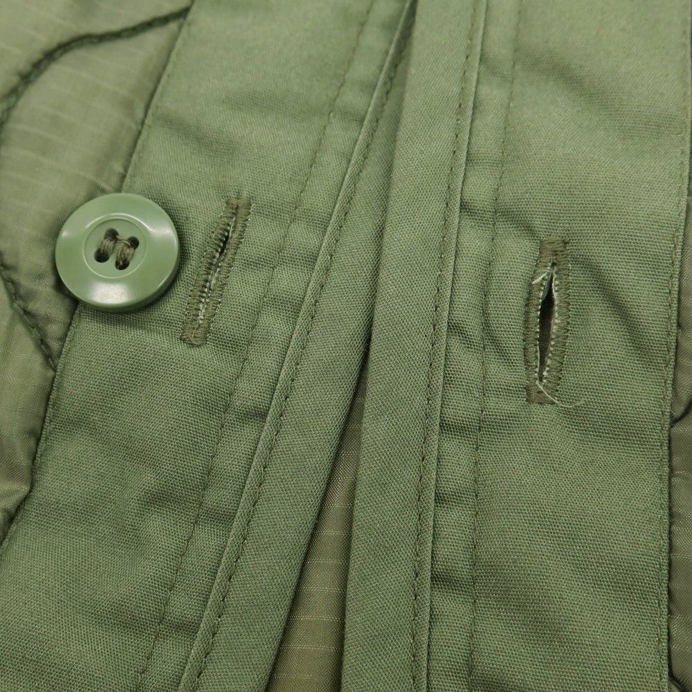 【中古】シーディージー ＣＤＧ × Alpha ナイロン 中綿入り キルティングブルゾン グリーン【 S 】【 状態ランクD 】【 ユニセックス 】