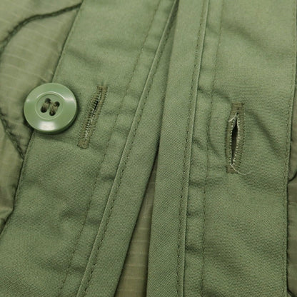 【中古】シーディージー ＣＤＧ × Alpha ナイロン 中綿入り キルティングブルゾン グリーン【 S 】【 状態ランクD 】【 ユニセックス 】