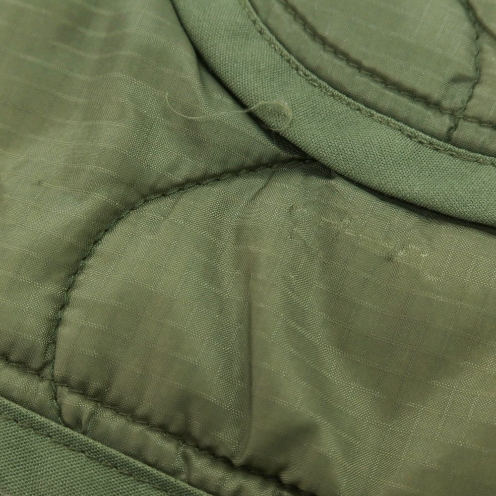 【中古】シーディージー ＣＤＧ × Alpha ナイロン 中綿入り キルティングブルゾン グリーン【 S 】【 状態ランクD 】【 ユニセックス 】