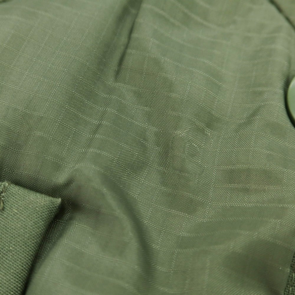 【中古】シーディージー ＣＤＧ × Alpha ナイロン 中綿入り キルティングブルゾン グリーン【 S 】【 状態ランクD 】【 ユニセックス 】