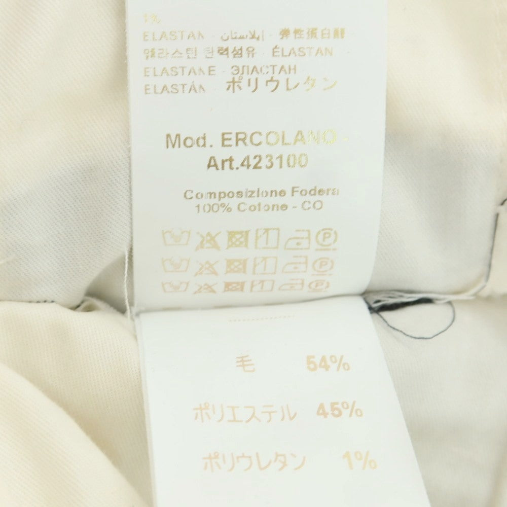 【中古】ブリリア1949 BRIGLIA 1949 ERCOLANNO ストレッチ ウールポリエステル ドレススラックスパンツ ネイビー【 46 】【 状態ランクA 】【 メンズ 】