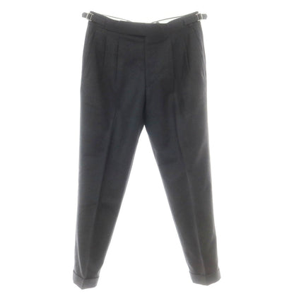 【中古】ジェルマーノ GERMANO ウール ドレススラックスパンツ チャコール【 48 】【 状態ランクA 】【 メンズ 】