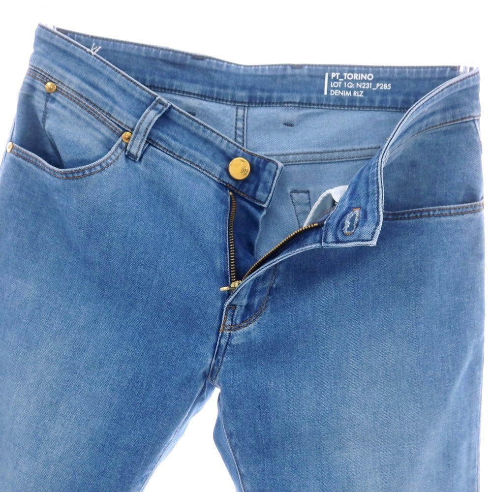 【中古】ピーティートリノ デニム PT TORINO DENIM SWING ストレッチ コットンポリエステルレーヨン デニムパンツ ジーンズ ライトブルー【 30 】【 状態ランクA 】【 メンズ 】