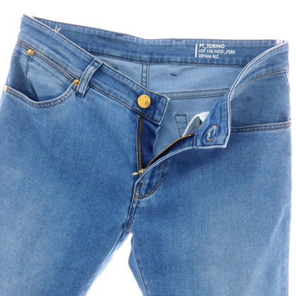 【中古】ピーティートリノ デニム PT TORINO DENIM SWING ストレッチ コットンポリエステルレーヨン デニムパンツ ジーンズ ライトブルー【 30 】【 状態ランクA 】【 メンズ 】