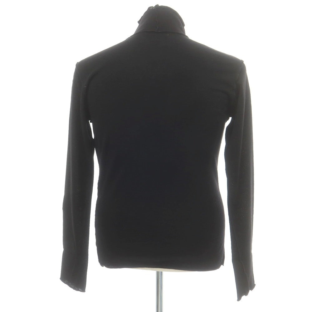 【中古】ヨウジヤマモトプールオム Yohji Yamamoto POUR HOMME ハイゲージ ウール ハイネック プルオーバーニット ブラック【 3 】【 状態ランクC 】【 メンズ 】