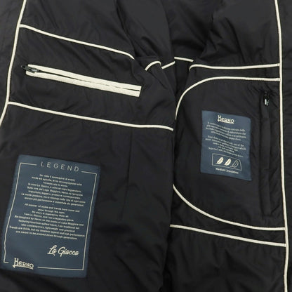 【中古】ヘルノ Herno LEGEND La Giacca ナイロン ダウンジャケット ブラック【 48 】【 状態ランクC 】【 メンズ 】