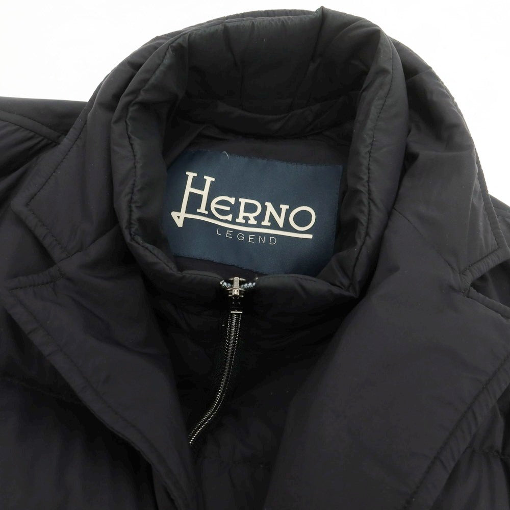 【中古】ヘルノ Herno LEGEND La Giacca ナイロン ダウンジャケット ブラック【 48 】【 状態ランクC 】【 メンズ 】