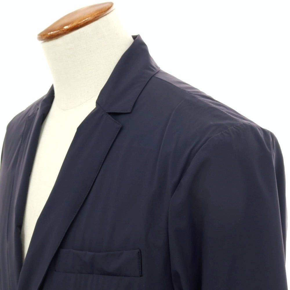 【中古】ヘルノ Herno Laminar ストレッチ ナイロン 2B カジュアルジャケット ネイビー【サイズ48】【 状態ランクC 】【 メンズ 】