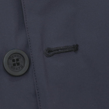 【中古】ヘルノ Herno Laminar ストレッチ ナイロン 2B カジュアルジャケット ネイビー【サイズ48】【 状態ランクC 】【 メンズ 】