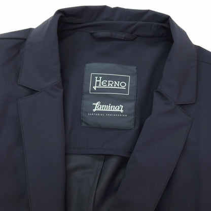 【中古】ヘルノ Herno Laminar ストレッチ ナイロン 2B カジュアルジャケット ネイビー【サイズ48】【 状態ランクC 】【 メンズ 】