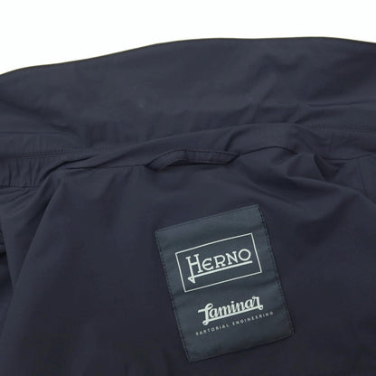 【中古】ヘルノ Herno Laminar ストレッチ ナイロン 2B カジュアルジャケット ネイビー【サイズ48】【 状態ランクC 】【 メンズ 】