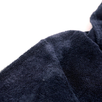 【中古】ラルディーニ LARDINI コットン パイル スキッパー 半袖ポロシャツ ネイビー【サイズ48】【 状態ランクC 】【 メンズ 】