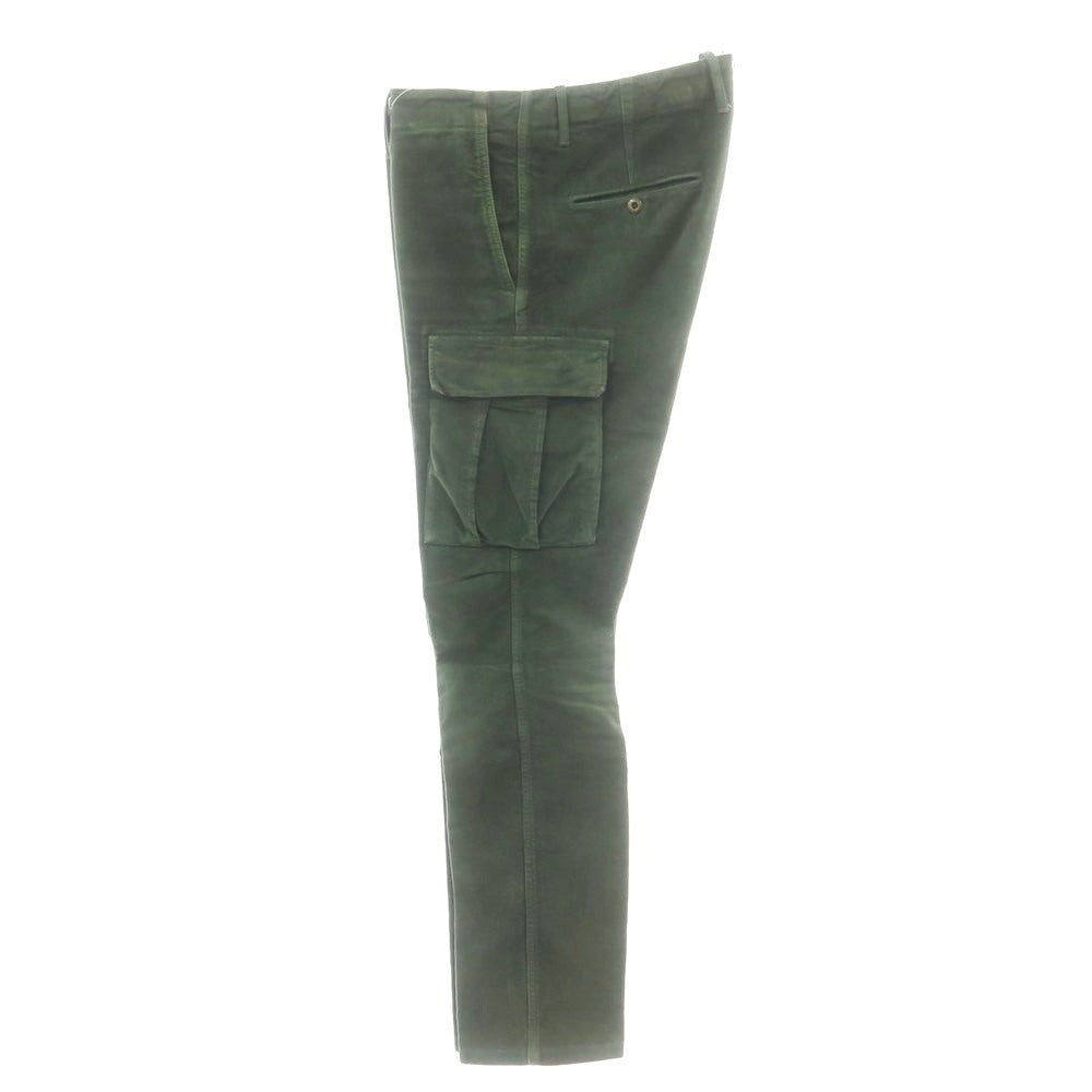 【中古】インコテックス INCOTEX ストレッチコットン カーゴパンツ グリーン【 33 】【 状態ランクC 】【 メンズ 】