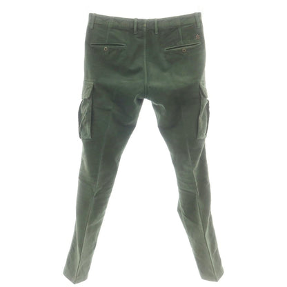 【中古】インコテックス INCOTEX ストレッチコットン カーゴパンツ グリーン【 33 】【 状態ランクC 】【 メンズ 】