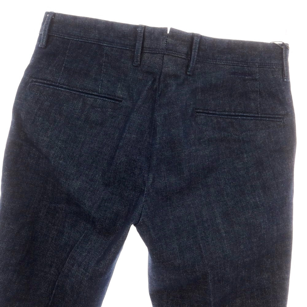 【中古】【未使用】インコテックス スラックス INCOTEX SLACKS ストレッチコットン デニムパンツ ジーンズ ネイビー【 32 】【 状態ランクS 】【 メンズ 】