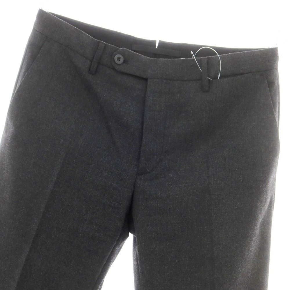 【中古】インコテックス スローウェア INCOTEX SLOWEAR TEKNOSARTORIAL ストレッチ ウールポリエステル ドレススラックスパンツ ダークグレー【 48 】【 状態ランクB 】【 メンズ 】