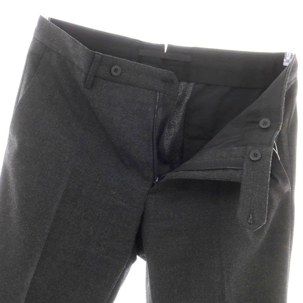 【中古】インコテックス スローウェア INCOTEX SLOWEAR TEKNOSARTORIAL ストレッチ ウールポリエステル ドレススラックスパンツ ダークグレー【 48 】【 状態ランクB 】【 メンズ 】