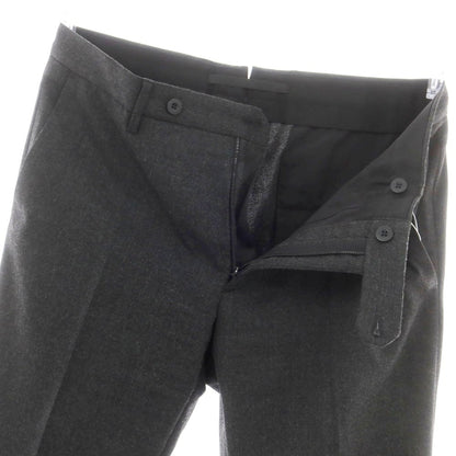 【中古】インコテックス スローウェア INCOTEX SLOWEAR TEKNOSARTORIAL ストレッチ ウールポリエステル ドレススラックスパンツ ダークグレー【 48 】【 状態ランクB 】【 メンズ 】