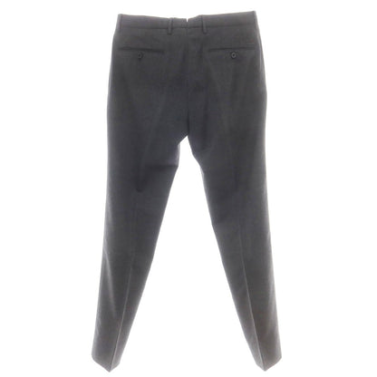 【中古】インコテックス スローウェア INCOTEX SLOWEAR TEKNOSARTORIAL ストレッチ ウールポリエステル ドレススラックスパンツ ダークグレー【 48 】【 状態ランクB 】【 メンズ 】