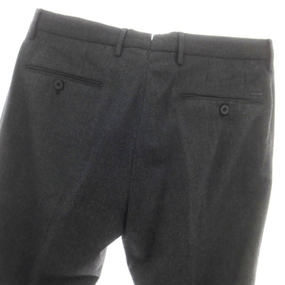 【中古】インコテックス スローウェア INCOTEX SLOWEAR TEKNOSARTORIAL ストレッチ ウールポリエステル ドレススラックスパンツ ダークグレー【 48 】【 状態ランクB 】【 メンズ 】