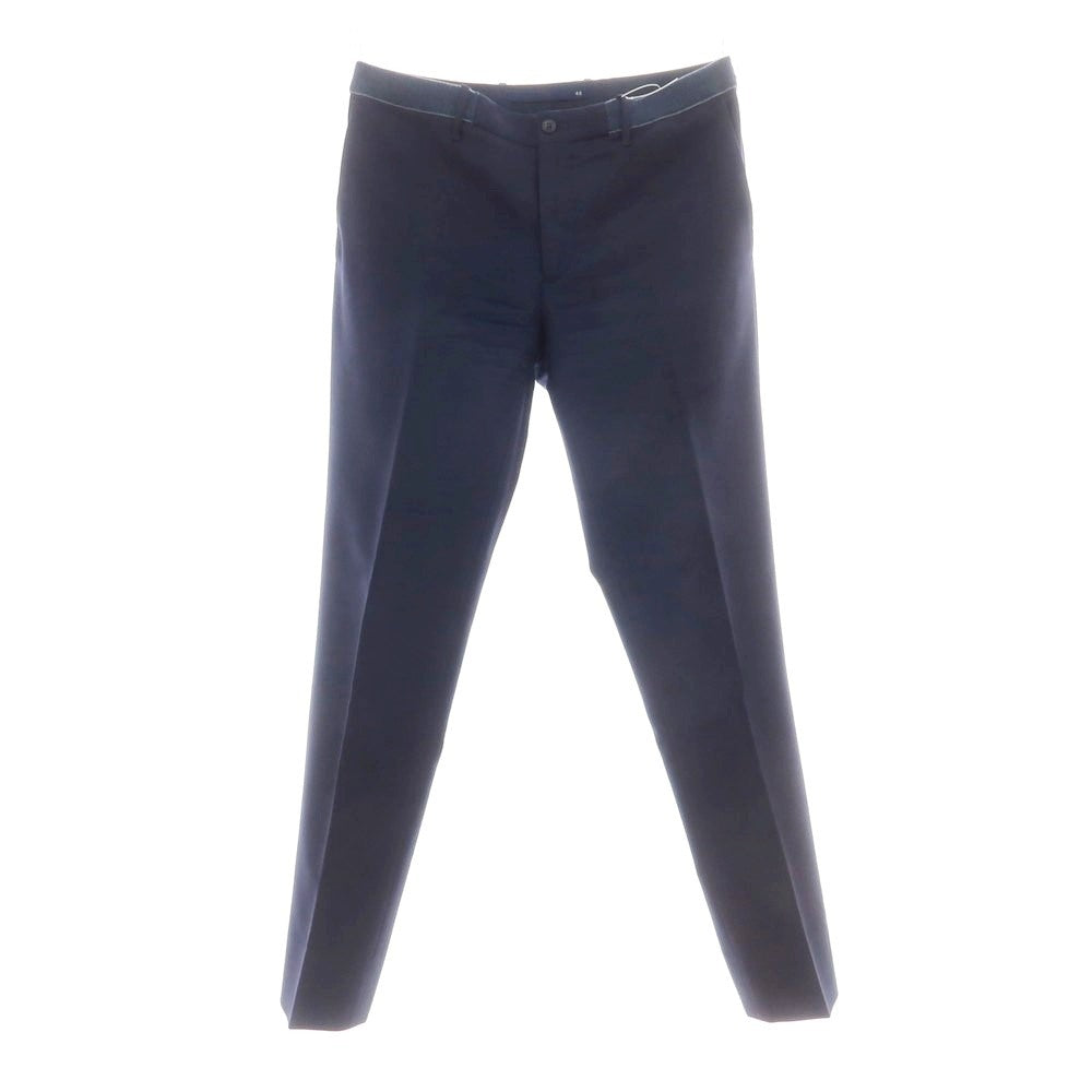 【中古】インコテックス INCOTEX ウール イージスラックスパンツ ネイビー【 48 】【 状態ランクC 】【 メンズ 】