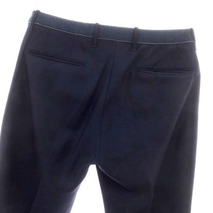 【中古】インコテックス INCOTEX ウール イージスラックスパンツ ネイビー【 48 】【 状態ランクC 】【 メンズ 】