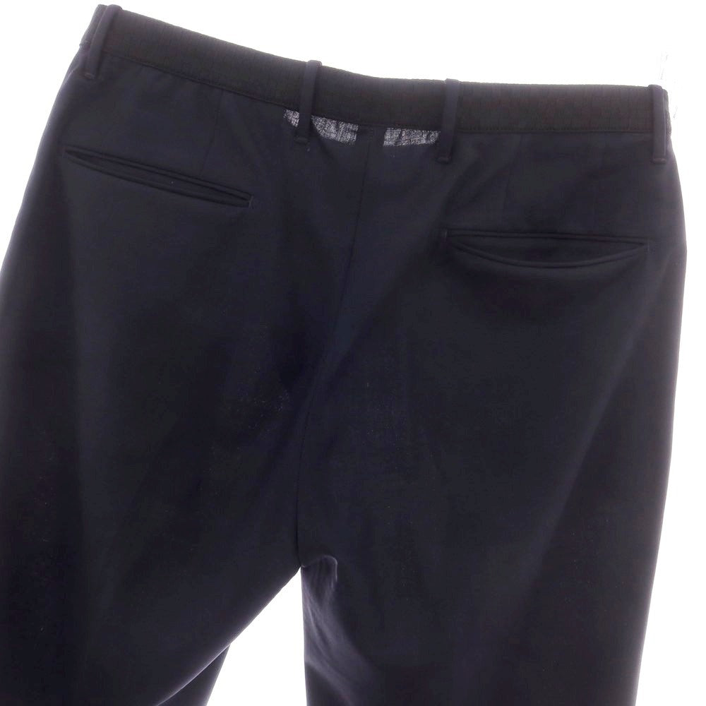 【中古】インコテックス INCOTEX ストレッチ ポリエステルウール イージスラックスパンツ ネイビー【 48 】【 状態ランクC 】【 メンズ 】