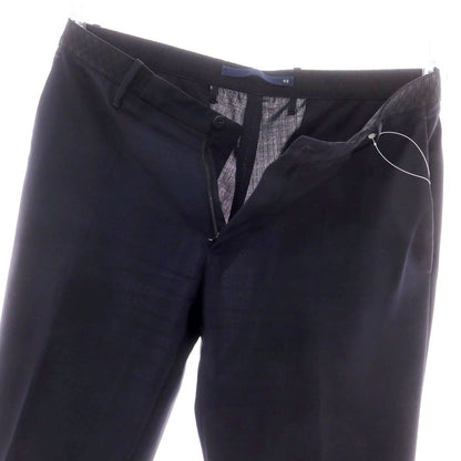 【中古】インコテックス INCOTEX ストレッチ ポリエステルウール イージスラックスパンツ ネイビー【 48 】【 状態ランクC 】【 メンズ 】