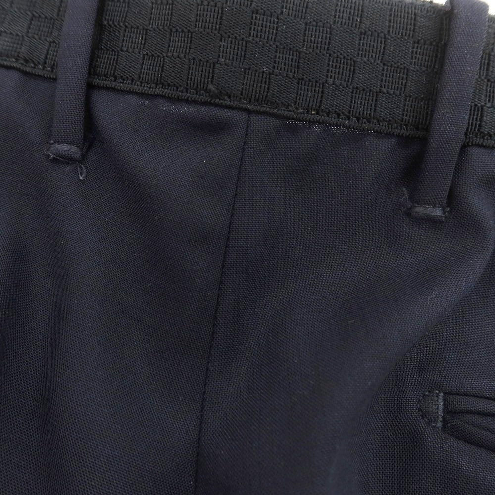 【中古】インコテックス INCOTEX ストレッチ ポリエステルウール イージスラックスパンツ ネイビー【 48 】【 状態ランクC 】【 メンズ 】