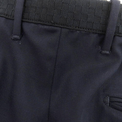 【中古】インコテックス INCOTEX ストレッチ ポリエステルウール イージスラックスパンツ ネイビー【 48 】【 状態ランクC 】【 メンズ 】