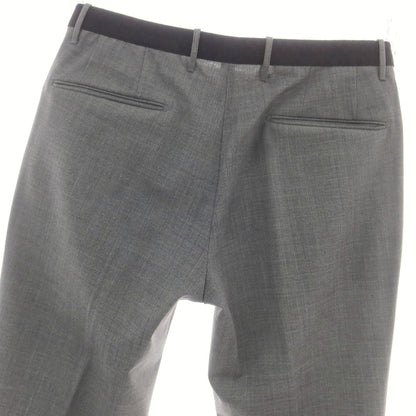 【中古】インコテックス INCOTEX ストレッチ ポリエステルウール イージスラックスパンツ グレー【 48 】【 状態ランクC 】【 メンズ 】