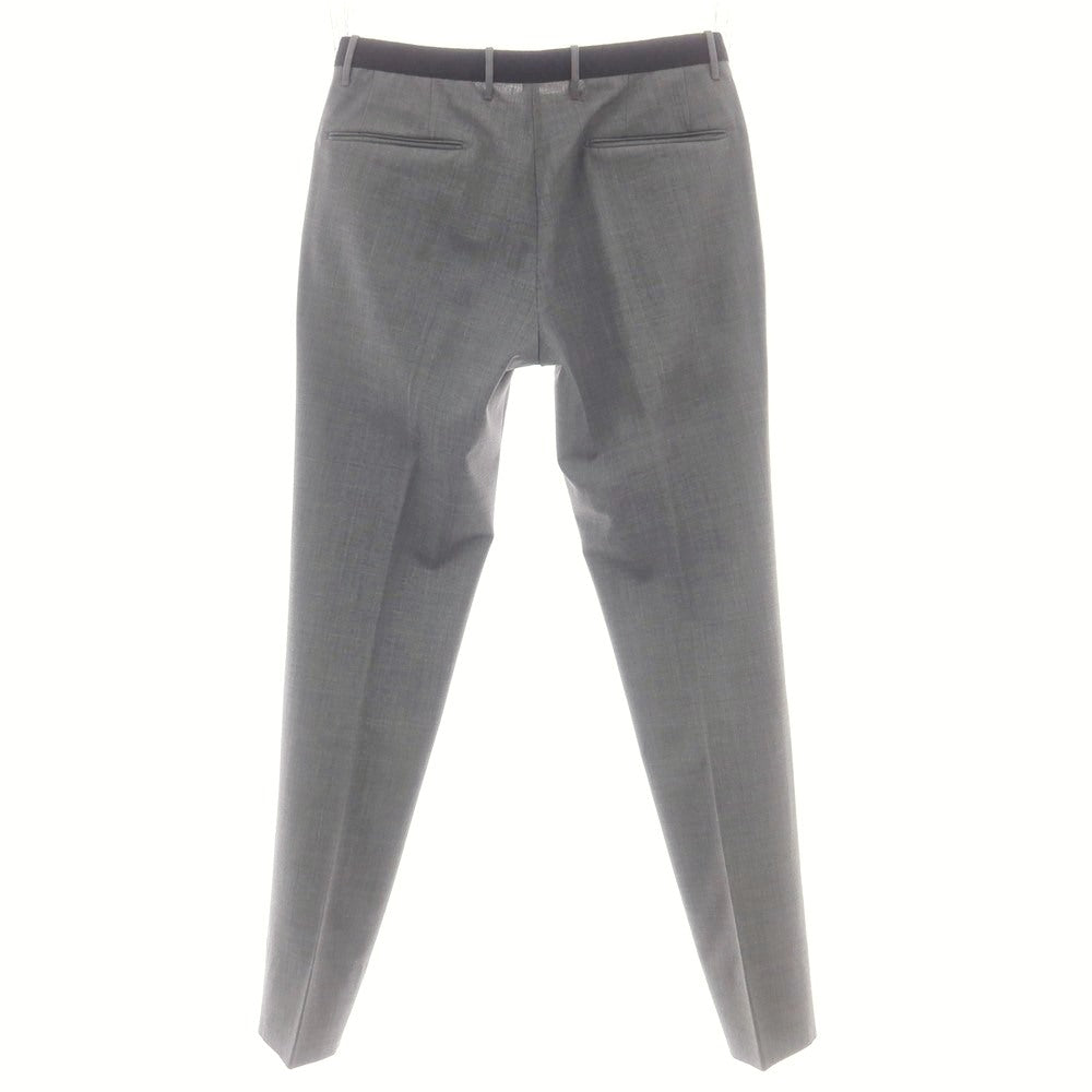 【中古】インコテックス INCOTEX ストレッチ ポリエステルウール イージスラックスパンツ グレー【 48 】【 状態ランクC 】【 メンズ 】