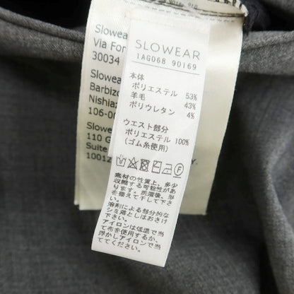 【中古】インコテックス INCOTEX ストレッチ ポリエステルウール イージスラックスパンツ グレー【 48 】【 状態ランクC 】【 メンズ 】