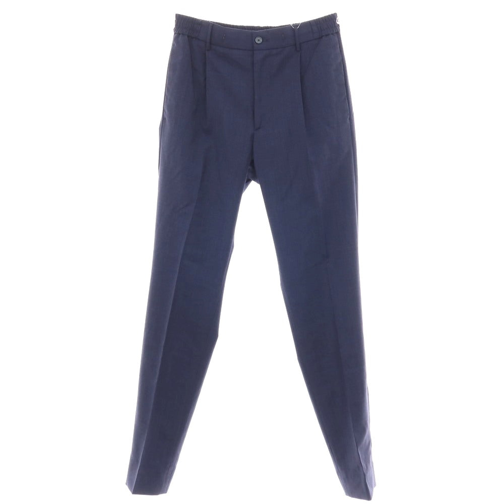 【中古】タリアトーレ TAGLIATORE ウール イージースラックスパンツ ライトネイビー【サイズ48】【 状態ランクB 】【 メンズ 】