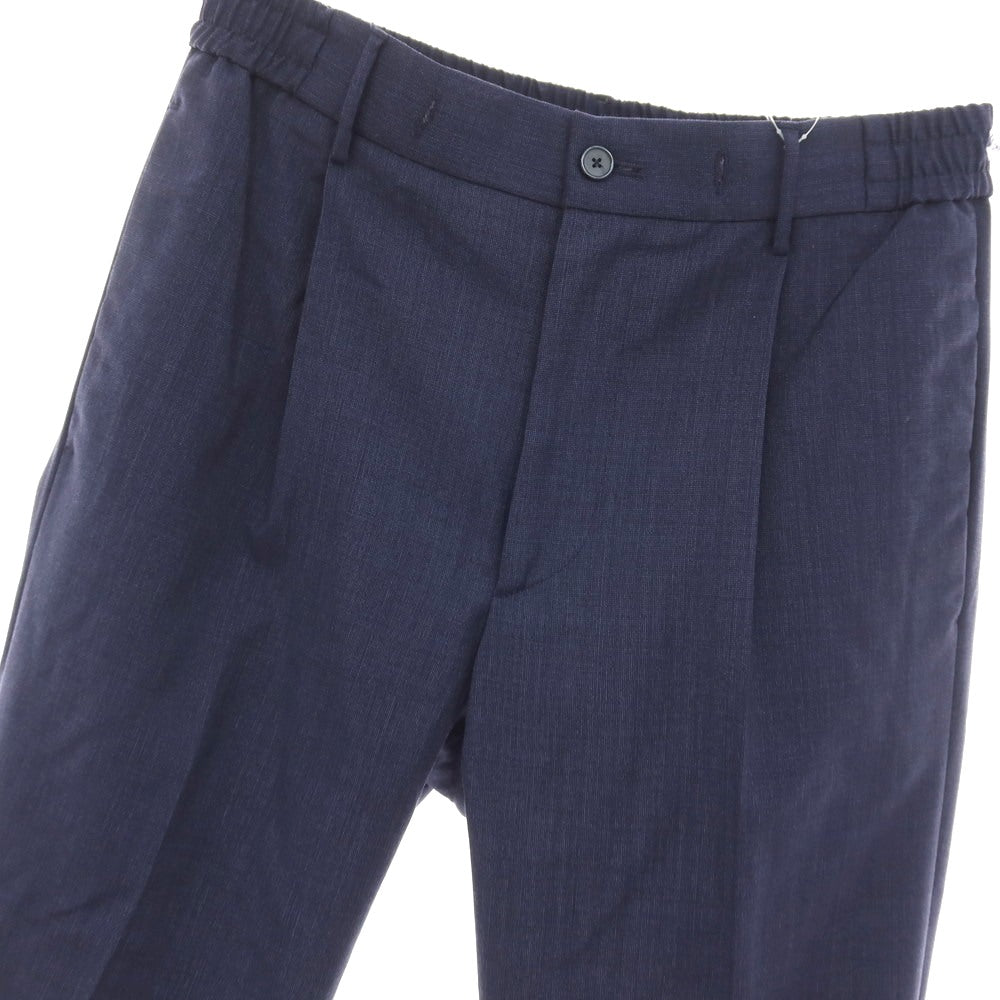 【中古】タリアトーレ TAGLIATORE ウール イージースラックスパンツ ライトネイビー【サイズ48】【 状態ランクB 】【 メンズ 】