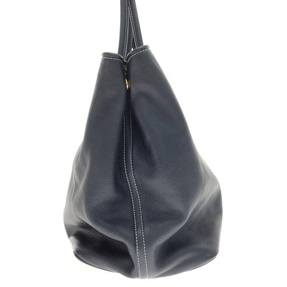 【中古】シセイ Cisei シュリンクレザー トートバッグ ネイビー【 状態ランクC 】【 メンズ 】