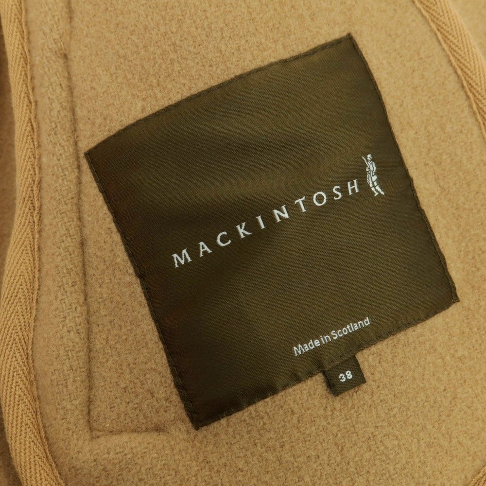 【中古】マッキントッシュ Mackintosh ウール ダブル8ボタン フーデッドコート ベージュ【サイズ38】【 状態ランクD 】【 メンズ 】[CPD]