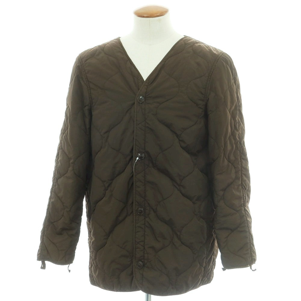 【中古】グリフォーニ GRIFONI ナイロン 中綿入り キルティングブルゾン ダークオリーブ【 48 】【 状態ランクB 】【 メンズ 】