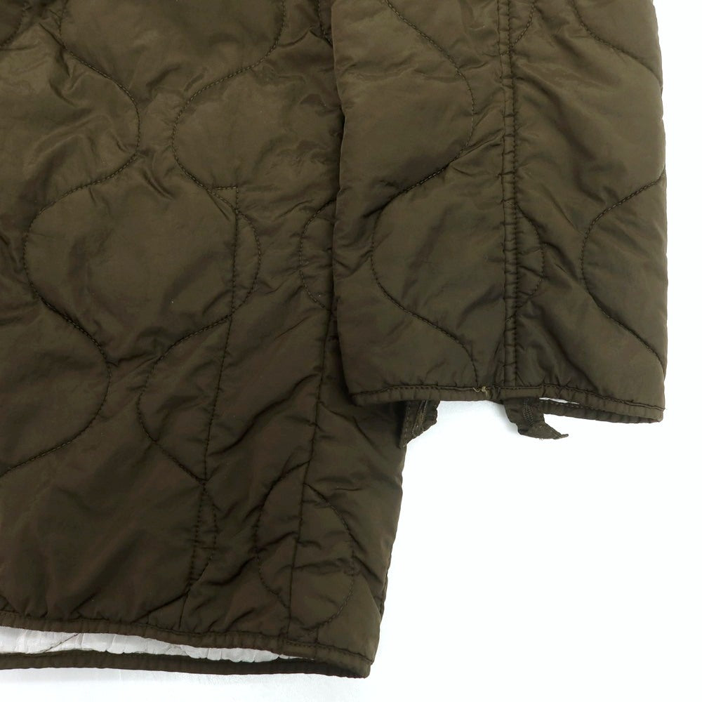 【中古】グリフォーニ GRIFONI ナイロン 中綿入り キルティングブルゾン ダークオリーブ【 48 】【 状態ランクB 】【 メンズ 】