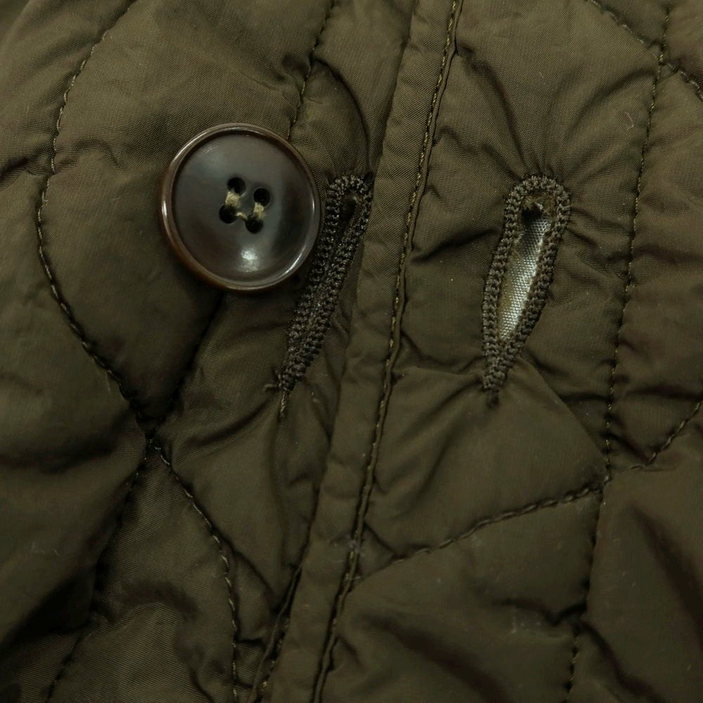 【中古】グリフォーニ GRIFONI ナイロン 中綿入り キルティングブルゾン ダークオリーブ【 48 】【 状態ランクB 】【 メンズ 】