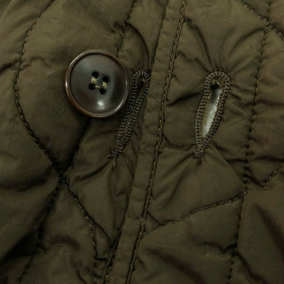 【中古】グリフォーニ GRIFONI ナイロン 中綿入り キルティングブルゾン ダークオリーブ【 48 】【 状態ランクB 】【 メンズ 】