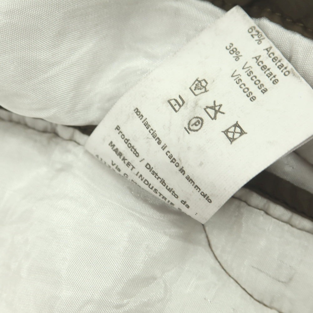 【中古】グリフォーニ GRIFONI ナイロン 中綿入り キルティングブルゾン ダークオリーブ【 48 】【 状態ランクB 】【 メンズ 】