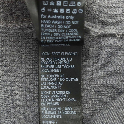 【中古】ザノーネ ZANONE ウール プルオーバー ニットパーカー グレー【 46 】【 状態ランクA 】【 メンズ 】