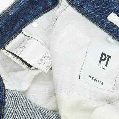 【中古】ピーティートリノ デニム PT TORINO DENIM SWING ストレッチコットン デニムパンツ ジーンズ ネイビー【 33 】【 状態ランクC 】【 メンズ 】