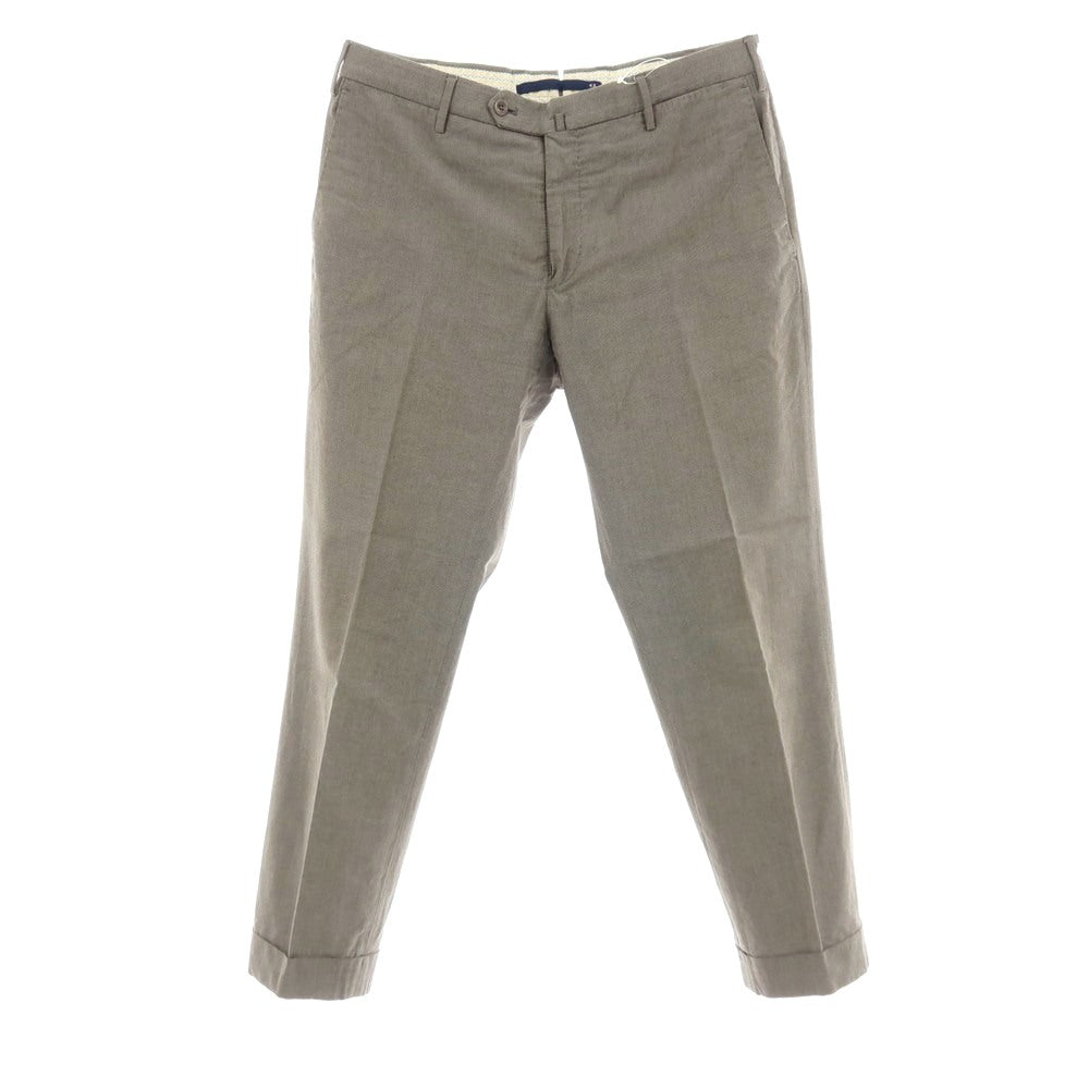 【中古】インコテックス INCOTEX ストレッチ アイスコットン カジュアルスラックスパンツ グレー【サイズ48】【 状態ランクB 】【 メンズ 】