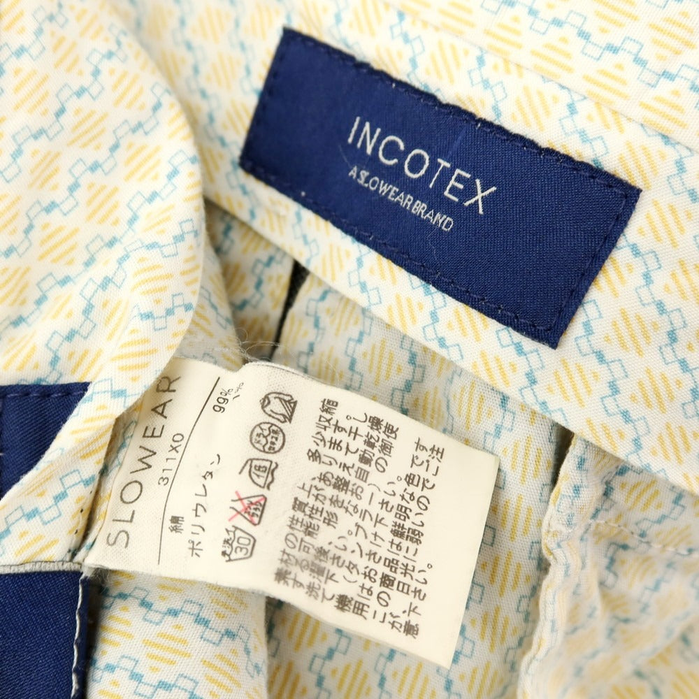 【中古】インコテックス INCOTEX ストレッチ アイスコットン カジュアルスラックスパンツ グレー【 48 】【 状態ランクB 】【 メンズ 】[APD]