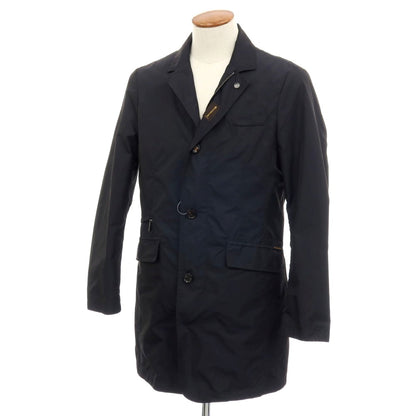 【中古】ムーレー MOORER LORENZO-KM ポリエステル コート ネイビー【サイズ46】【 状態ランクB 】【 メンズ 】
