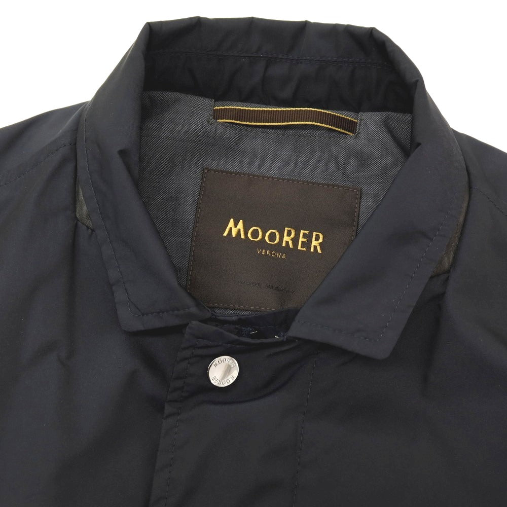 【中古】ムーレー MOORER LORENZO-KM ポリエステル コート ネイビー【サイズ46】【 状態ランクB 】【 メンズ 】