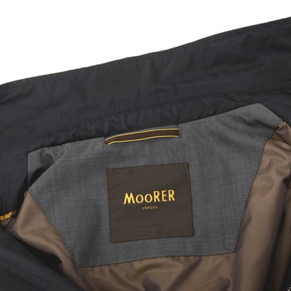 【中古】ムーレー MOORER LORENZO-KM ポリエステル コート ネイビー【サイズ46】【 状態ランクB 】【 メンズ 】