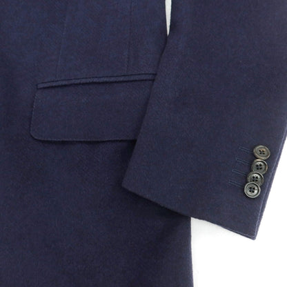 【中古】イザイア ISAIA PORTOFINO ウール チェスターフィールドコート ネイビー【 48 】【 状態ランクB 】【 メンズ 】